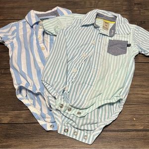 2-9 Month Osh Kosh Button Down Body Suits